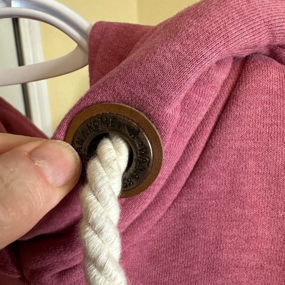 Nwot Wanakome Pink Hooded Dress with Front Pocket - Picture 6 of 14